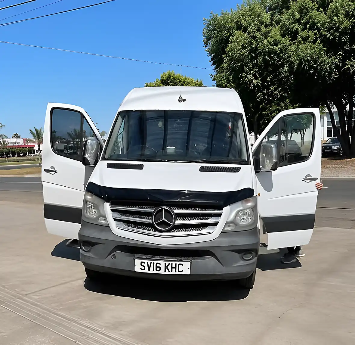 Used 2016 Mercedes-Benz Sprinter Panel Van White - Interior and Exterior details 4