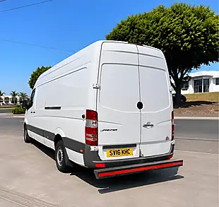 Used 2016 Mercedes-Benz Sprinter Panel Van White - Interior and Exterior details 5