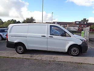 Used 2016 Mercedes-Benz Vito Panel Van L2 White - Interior and Exterior details 2