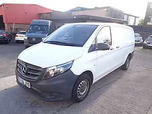 Used 2016 Mercedes-Benz Vito Panel Van L2 White - Interior and Exterior details 4