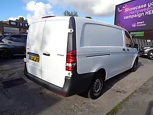 Used 2016 Mercedes-Benz Vito Panel Van L2 White - Interior and Exterior details 5
