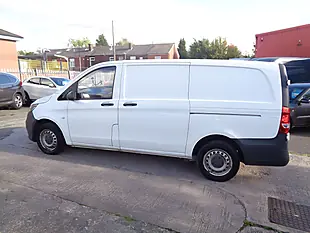 Used 2016 Mercedes-Benz Vito Panel Van L2 White - Interior and Exterior details 8