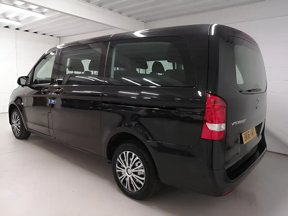 Used 2016 Mercedes-Benz Vito Pro Tourer Double Cab Black - Interior and Exterior details 14