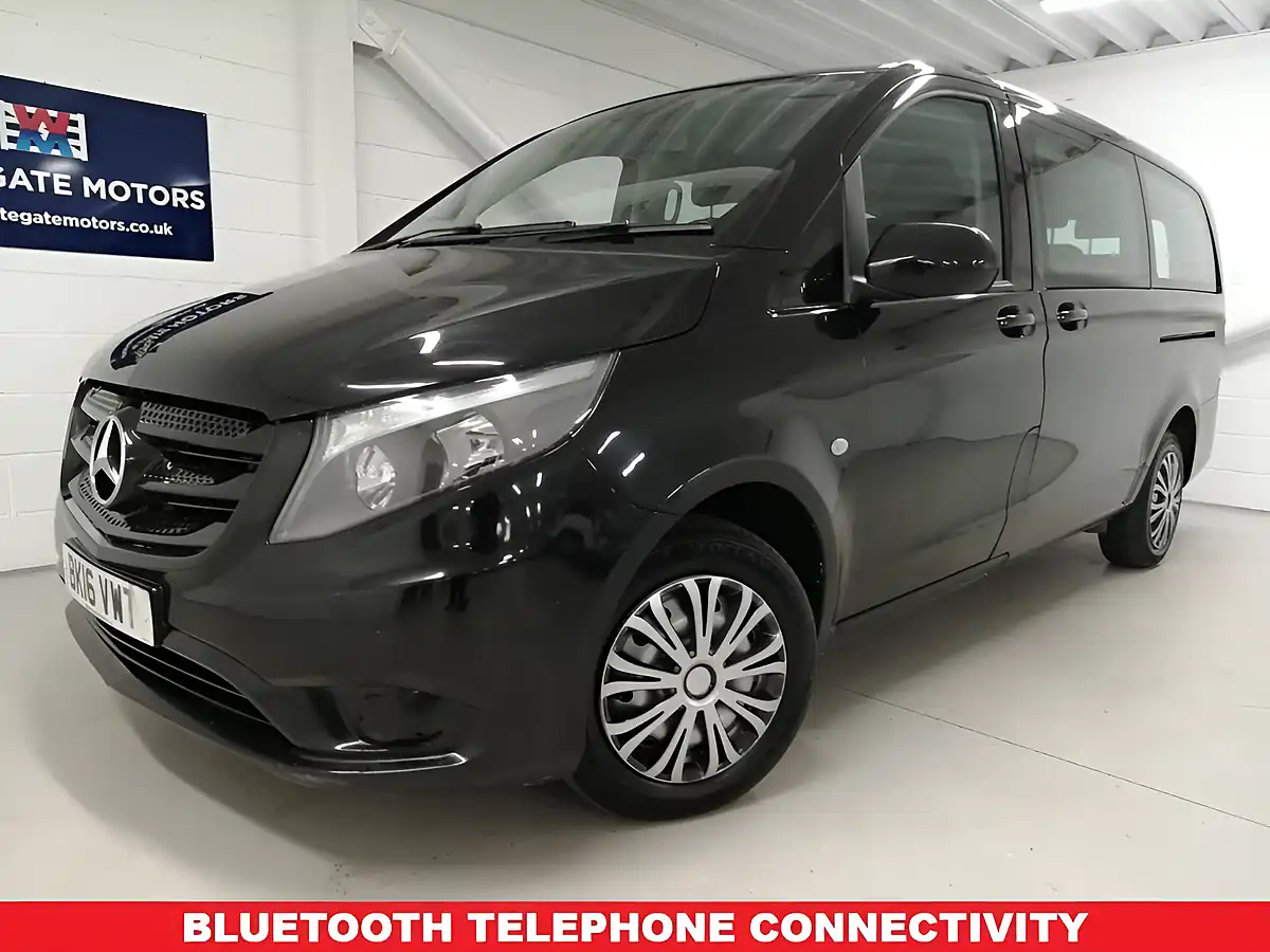 Used 2016 Mercedes-Benz Vito Pro Tourer Double Cab Black - Interior and Exterior details 2