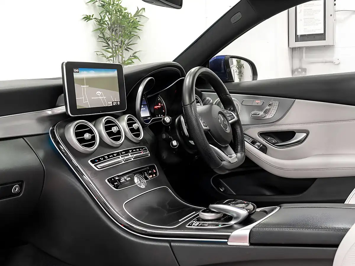 Used 2016 Mercedes C Class AMG Line Premium Plus Brilliant Blue - Interior and Exterior details 16