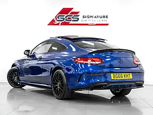 Used 2016 Mercedes C Class AMG Line Premium Plus Brilliant Blue - Interior and Exterior details 4