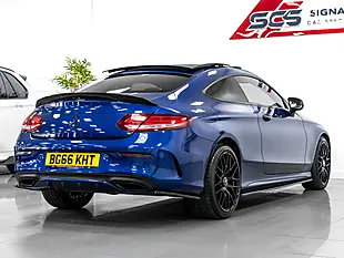 Used 2016 Mercedes C Class AMG Line Premium Plus Brilliant Blue - Interior and Exterior details 5