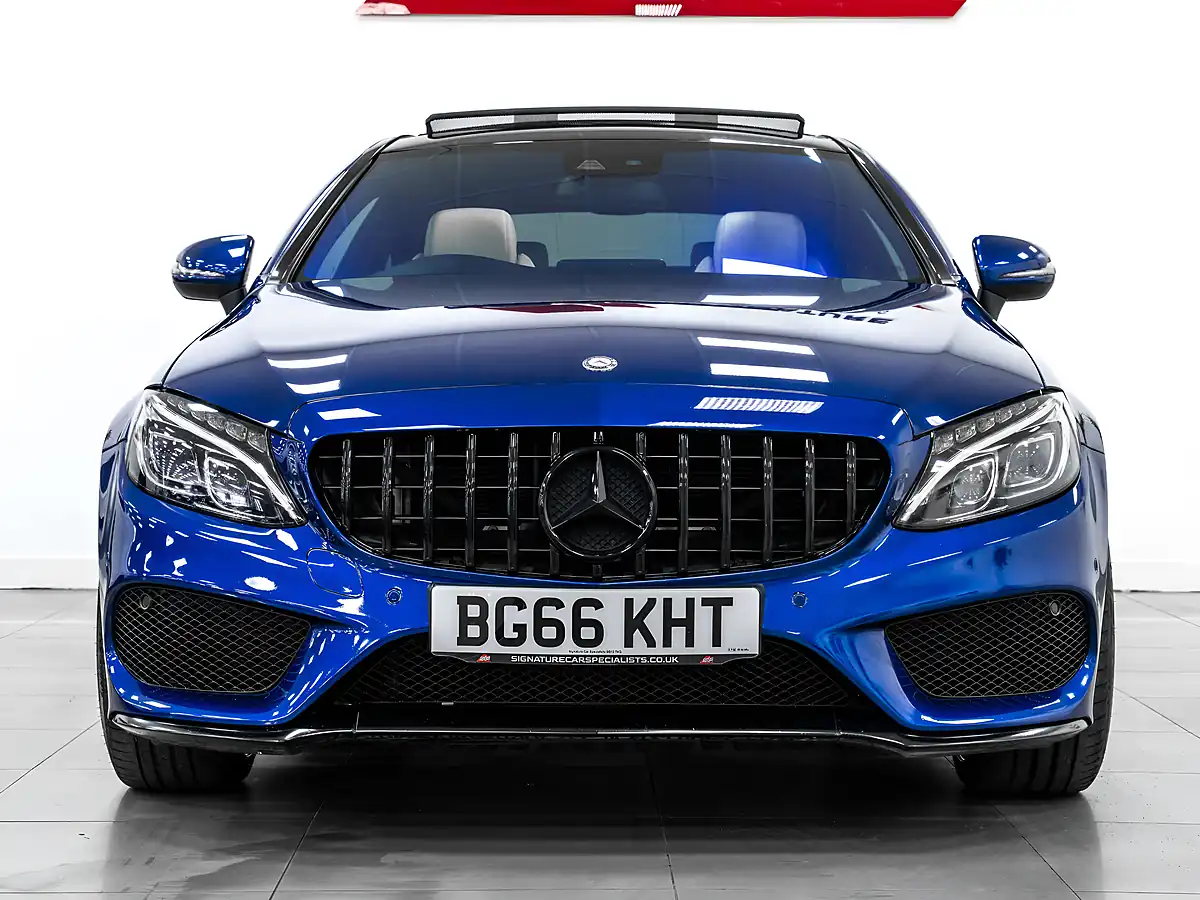 Used 2016 Mercedes C Class AMG Line Premium Plus Brilliant Blue - Interior and Exterior details 6