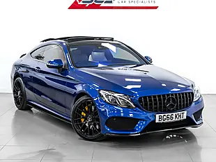 Used 2016 Mercedes C Class AMG Line Premium Plus Brilliant Blue - Interior and Exterior details 8