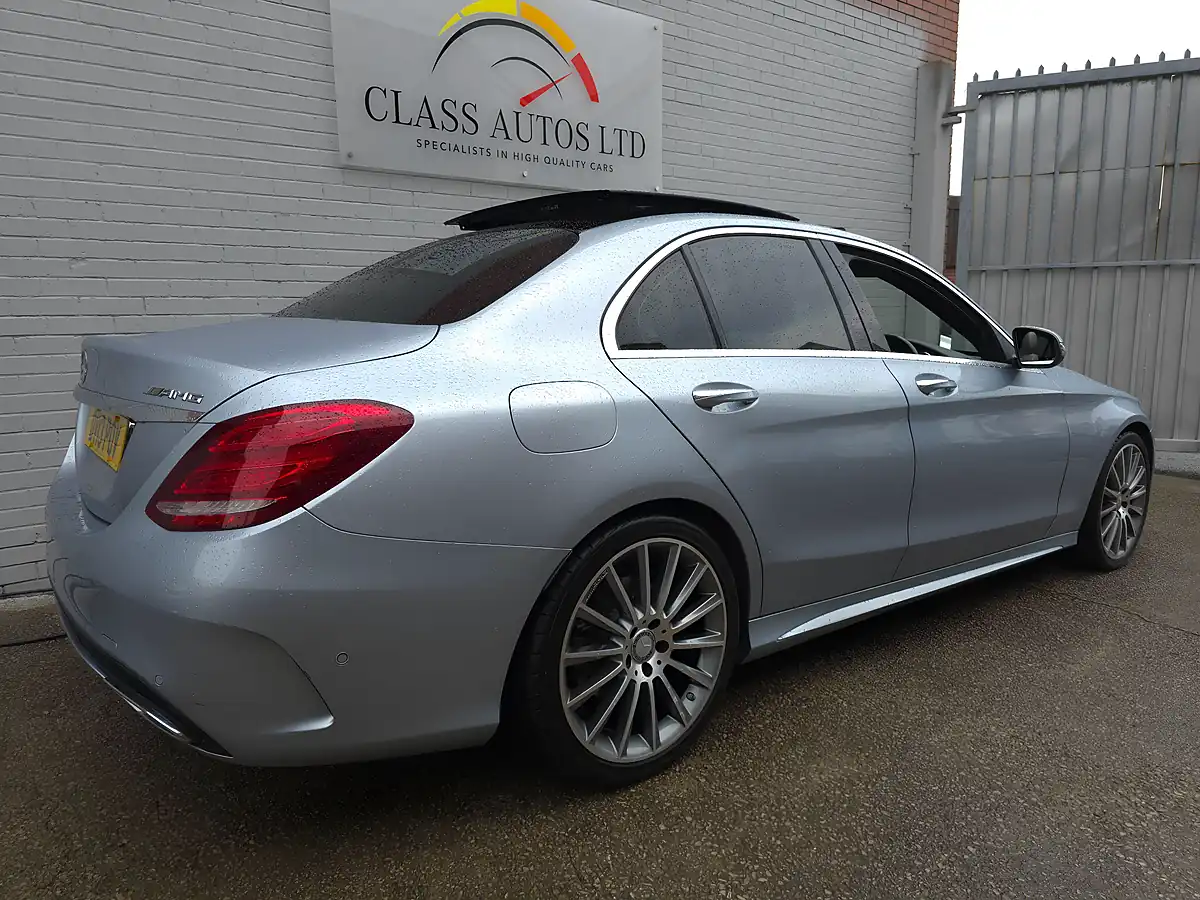 Used 2016 Mercedes C Class AMG Line (premium Plus) Silver - Interior and Exterior details 13