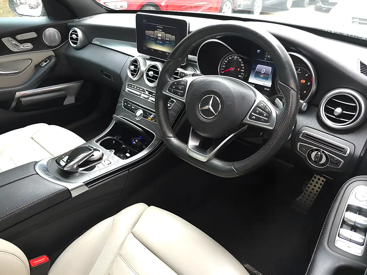 Used 2016 Mercedes C Class AMG Line (premium Plus) Silver - Interior and Exterior details 15
