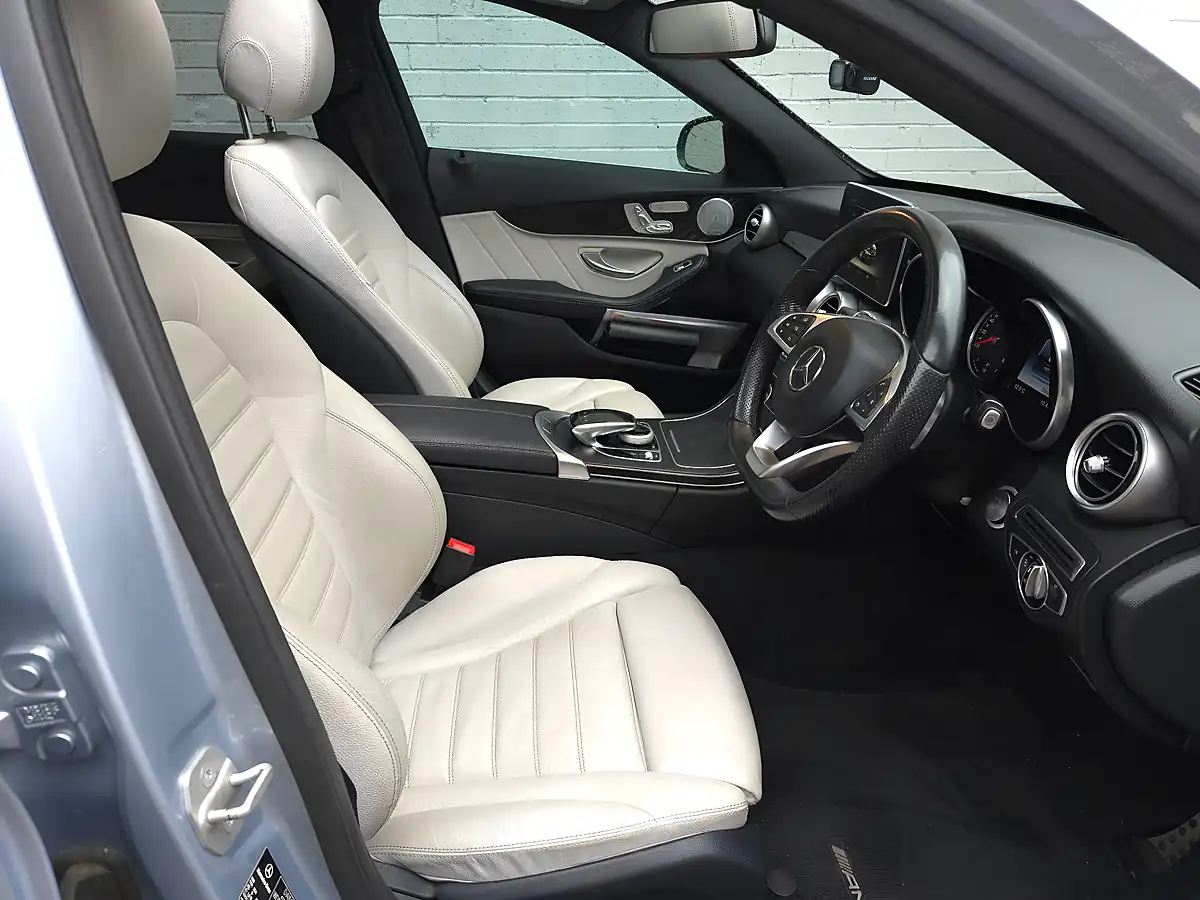 Used 2016 Mercedes C Class AMG Line (premium Plus) Silver - Interior and Exterior details 16