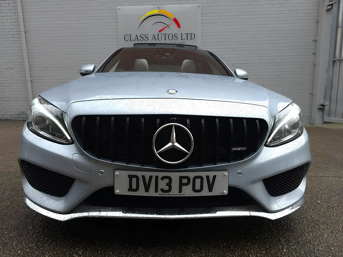 Used 2016 Mercedes C Class AMG Line (premium Plus) Silver - Interior and Exterior details 2