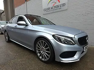 Used 2016 Mercedes C Class AMG Line (premium Plus) Silver - Interior and Exterior details 5