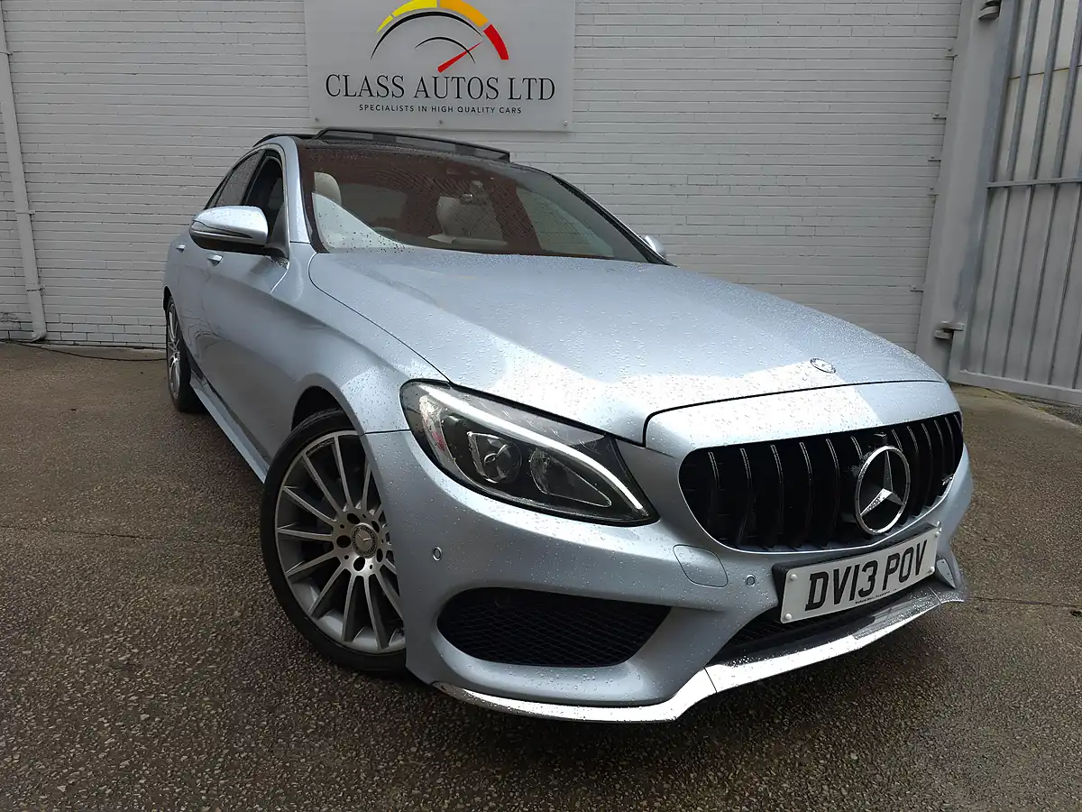 Used 2016 Mercedes C Class AMG Line (premium Plus) Silver - Interior and Exterior details 6