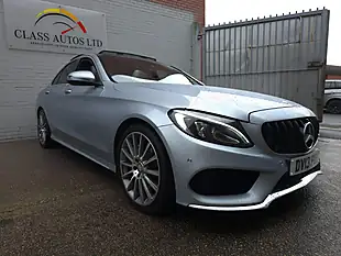 Used 2016 Mercedes C Class AMG Line (premium Plus) Silver - Interior and Exterior details 7