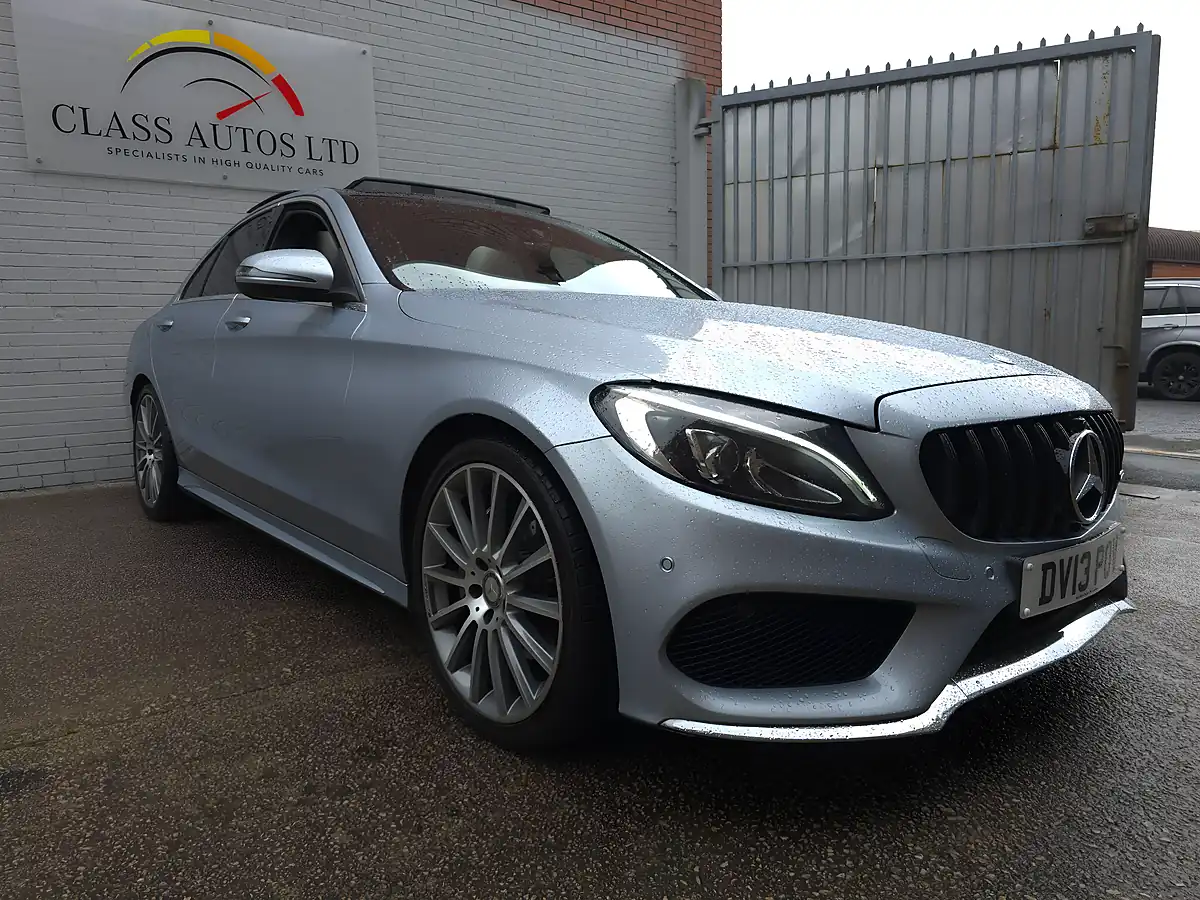 Used 2016 Mercedes C Class AMG Line (premium Plus) Silver - Interior and Exterior details 7