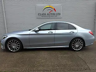 Used 2016 Mercedes C Class AMG Line (premium Plus) Silver - Interior and Exterior details 9