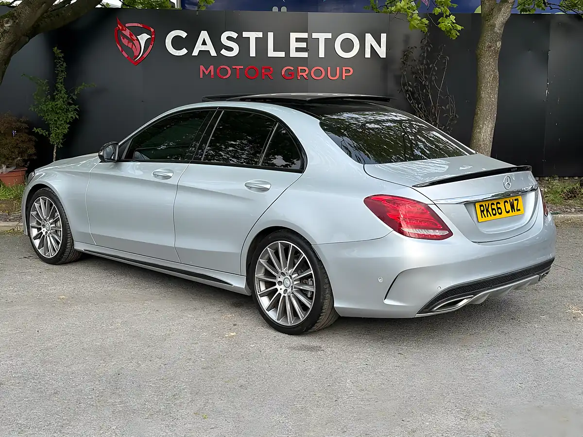 Used 2016 Mercedes C Class AMG Line Silver - Interior and Exterior details 4
