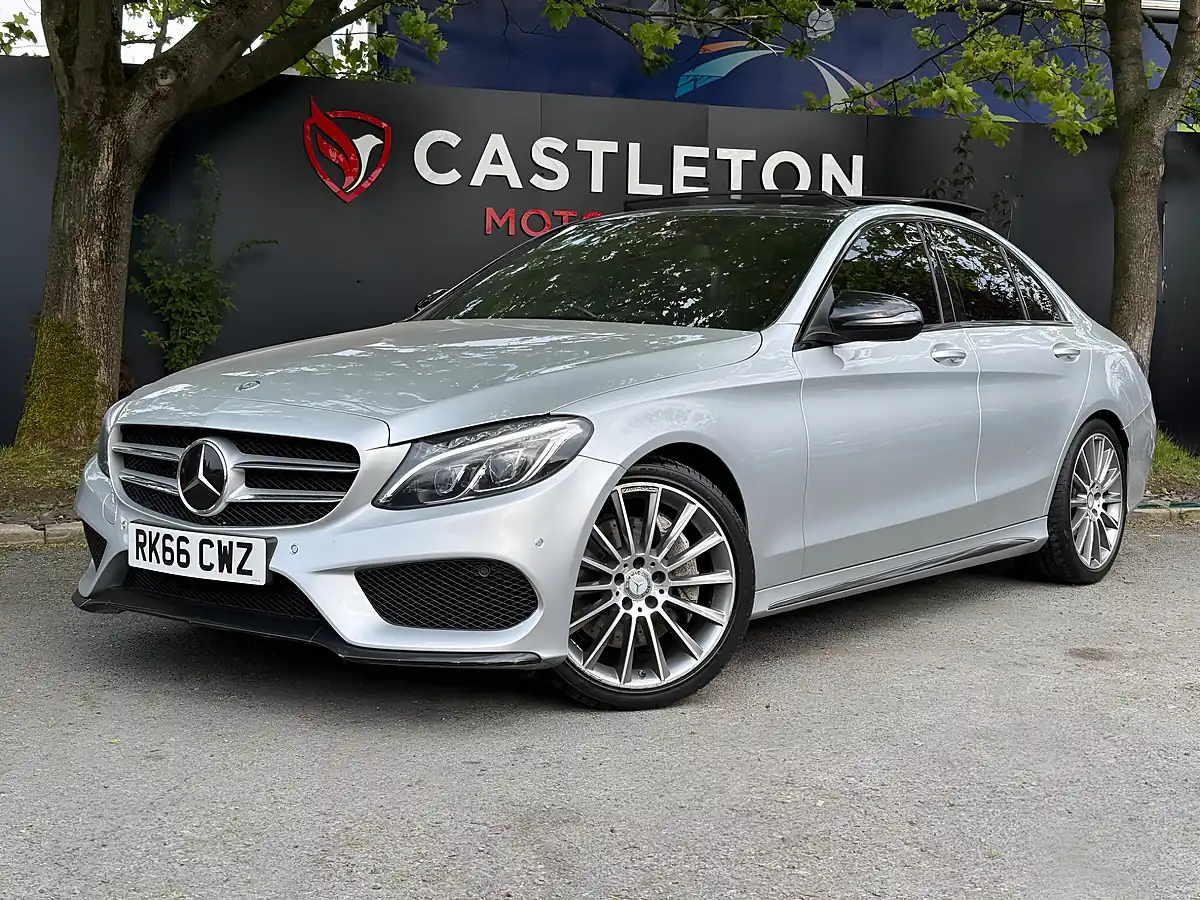 Used 2016 Mercedes C Class AMG Line Silver - Interior and Exterior details 7