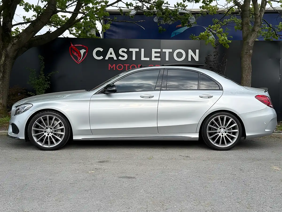 Used 2016 Mercedes C Class AMG Line Silver - Interior and Exterior details 9
