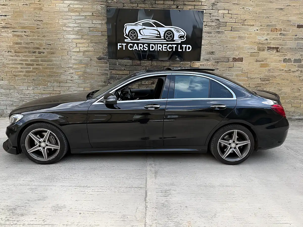 Used 2016 Mercedes C200 AMG Line (premium) Black - Interior and Exterior details 11