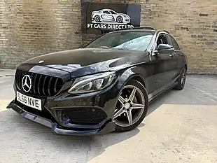 Used 2016 Mercedes C200 AMG Line (premium) Black - Interior and Exterior details 12