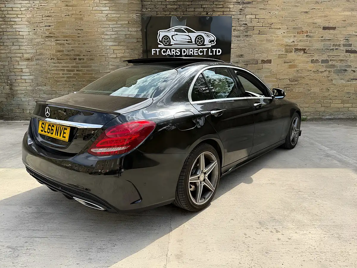 Used 2016 Mercedes C200 AMG Line (premium) Black - Interior and Exterior details 13