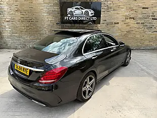 Used 2016 Mercedes C200 AMG Line (premium) Black - Interior and Exterior details 14