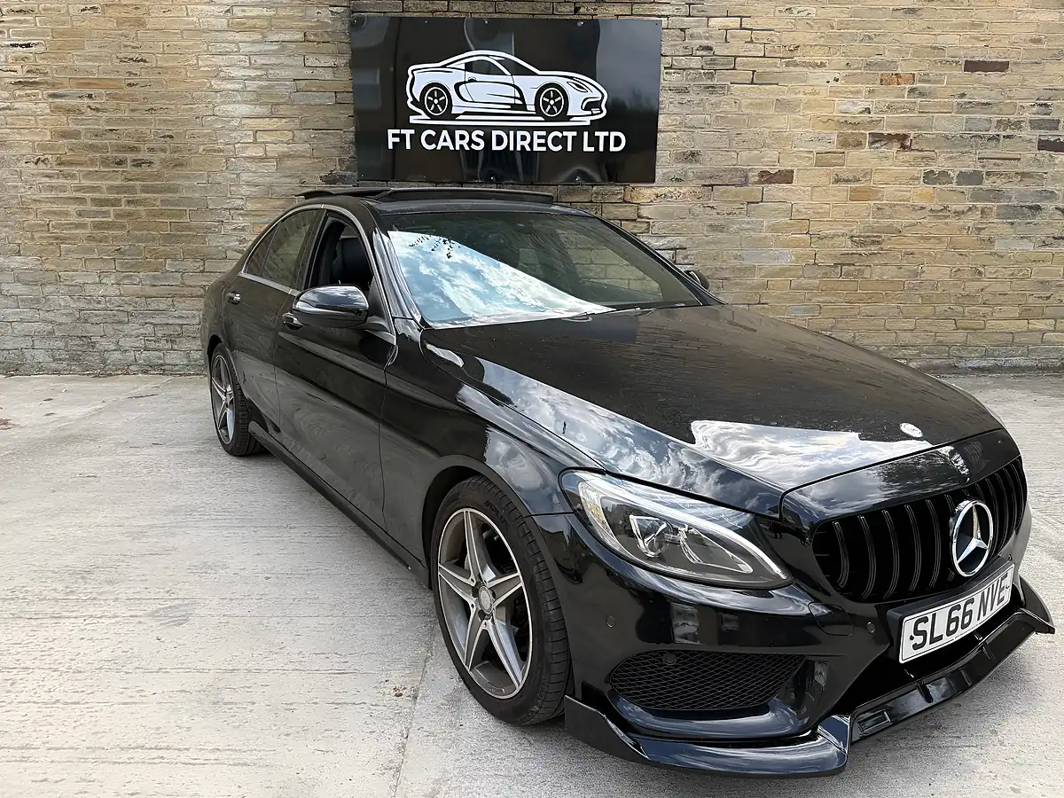 Used 2016 Mercedes C200 AMG Line (premium) Black - Interior and Exterior details 3