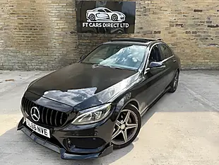 Used 2016 Mercedes C200 AMG Line (premium) Black - Interior and Exterior details 4