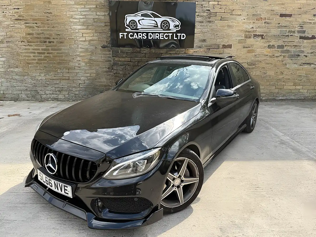 Used 2016 Mercedes C200 AMG Line (premium) Black - Interior and Exterior details 4