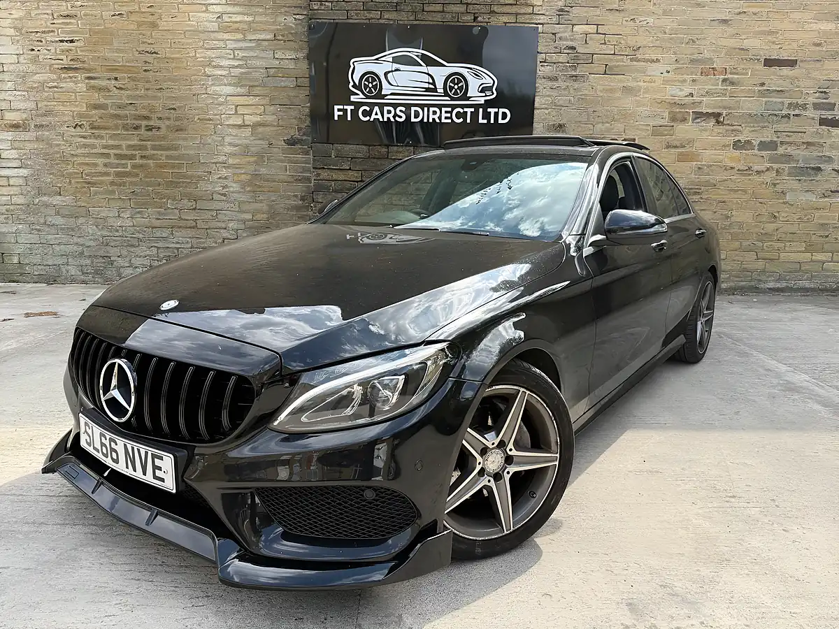 Used 2016 Mercedes C200 AMG Line (premium) Black - Interior and Exterior details 5