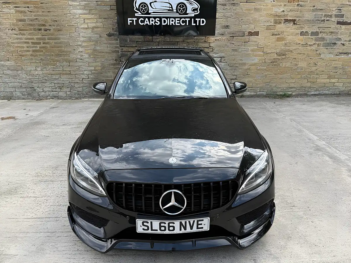 Used 2016 Mercedes C200 AMG Line (premium) Black - Interior and Exterior details 6