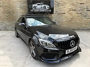 Used 2016 Mercedes C200 AMG Line (premium) Black - Interior and Exterior details 7