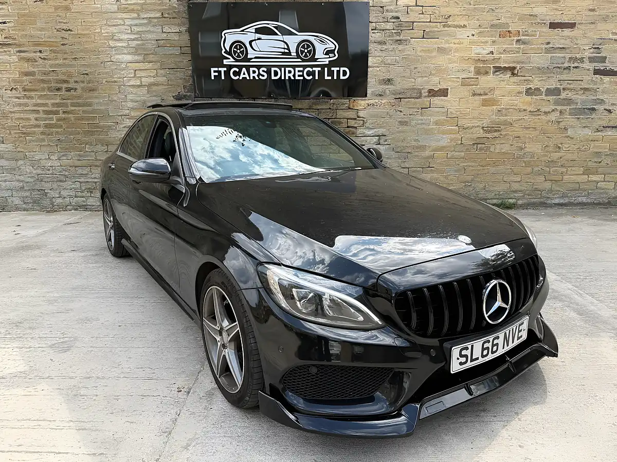 Used 2016 Mercedes C200 AMG Line (premium) Black - Interior and Exterior details 7