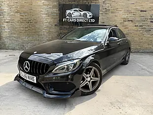 Used 2016 Mercedes C200 AMG Line (premium) Black - Interior and Exterior details 8