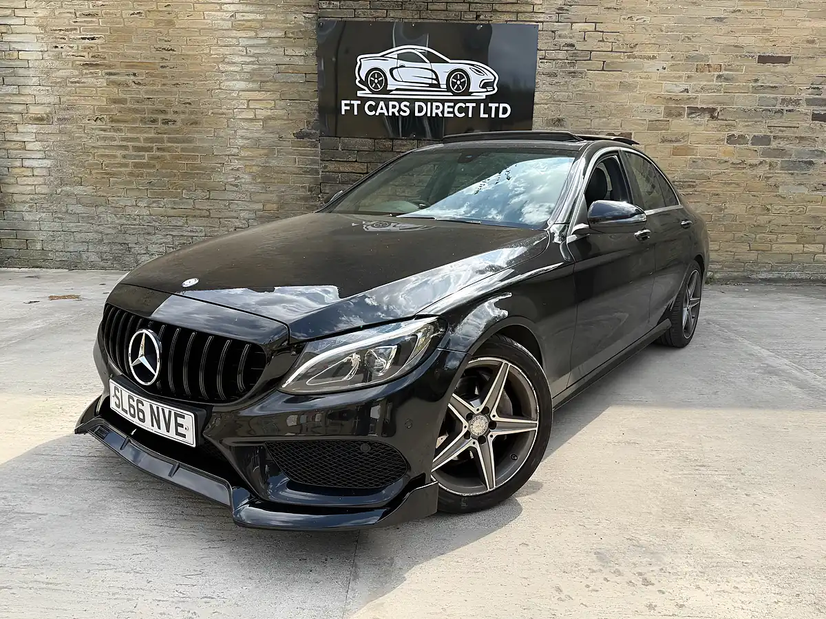 Used 2016 Mercedes C200 AMG Line (premium) Black - Interior and Exterior details 8