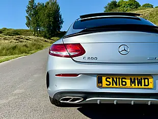 Used 2016 Mercedes C200 AMG Line Premium Plus Silver - Interior and Exterior details 12