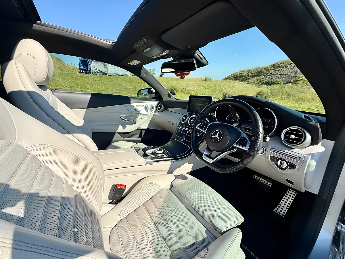 Used 2016 Mercedes C200 AMG Line Premium Plus Silver - Interior and Exterior details 2