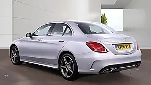 Used 2016 Mercedes C250 AMG Line (premium Plus) Silver - Interior and Exterior details 4