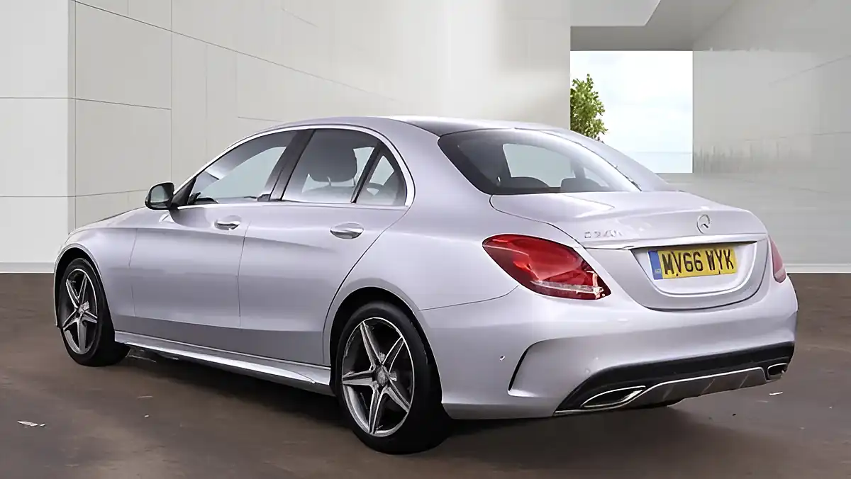 Used 2016 Mercedes C250 AMG Line (premium Plus) Silver - Interior and Exterior details 4