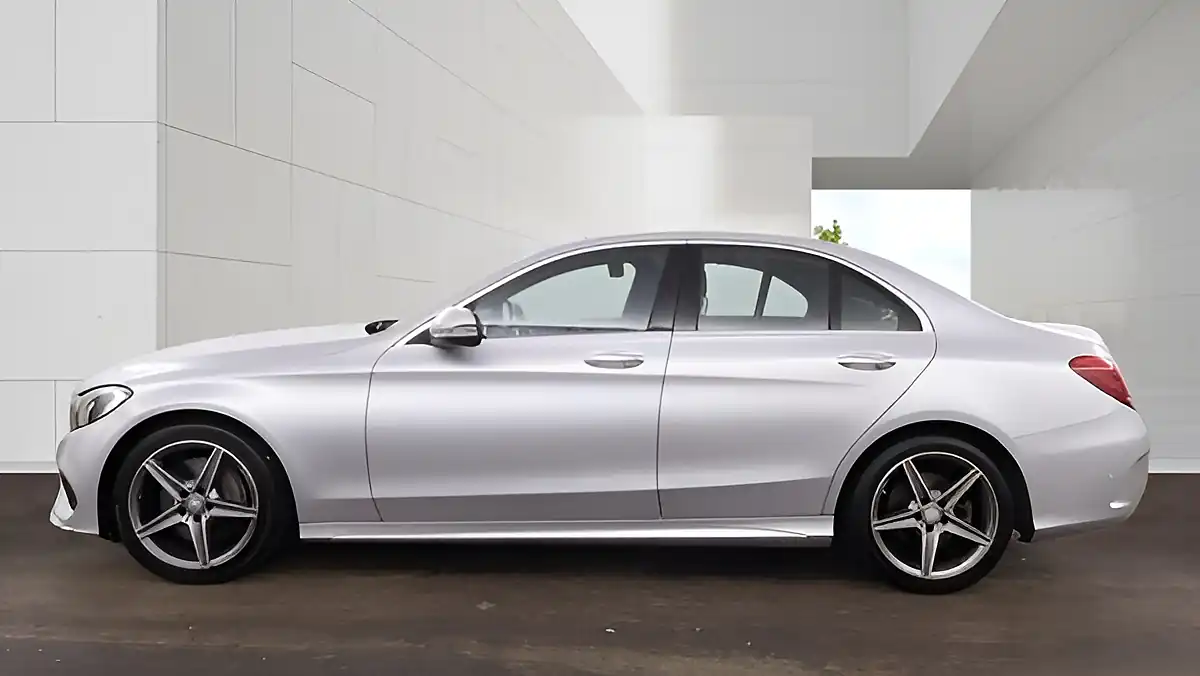 Used 2016 Mercedes C250 AMG Line (premium Plus) Silver - Interior and Exterior details 5