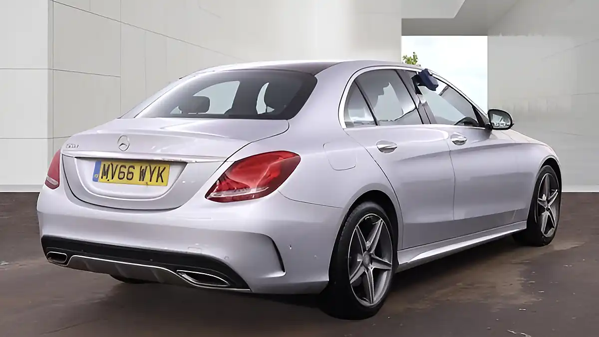 Used 2016 Mercedes C250 AMG Line (premium Plus) Silver - Interior and Exterior details 8