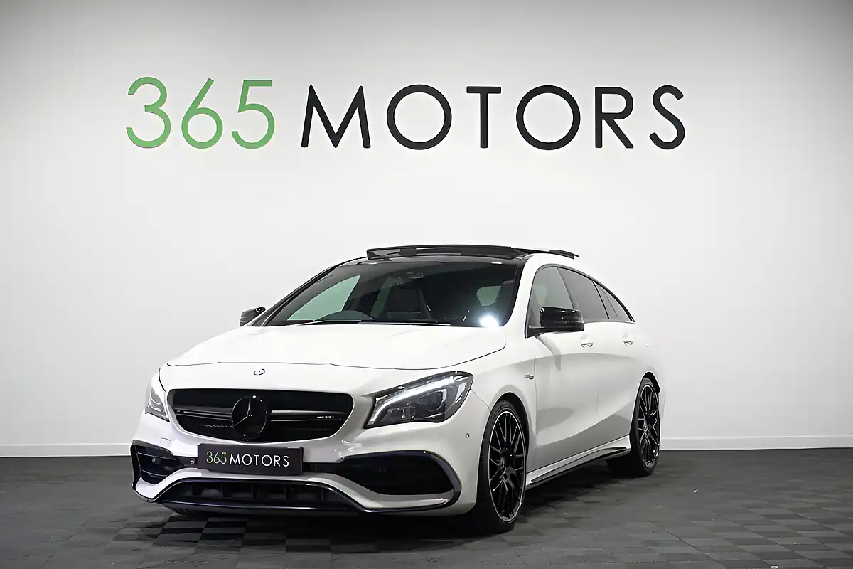 Used 2016 Mercedes CLA45 AMG Shooting Brake Cirrus White - Front View