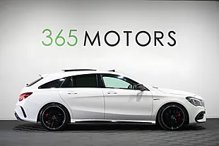 Used 2016 Mercedes CLA45 AMG Shooting Brake Cirrus White - Interior and Exterior details 11