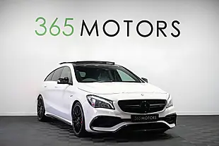 Used 2016 Mercedes CLA45 AMG Shooting Brake Cirrus White - Interior and Exterior details 4