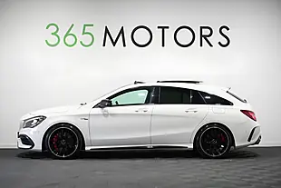 Used 2016 Mercedes CLA45 AMG Shooting Brake Cirrus White - Interior and Exterior details 9