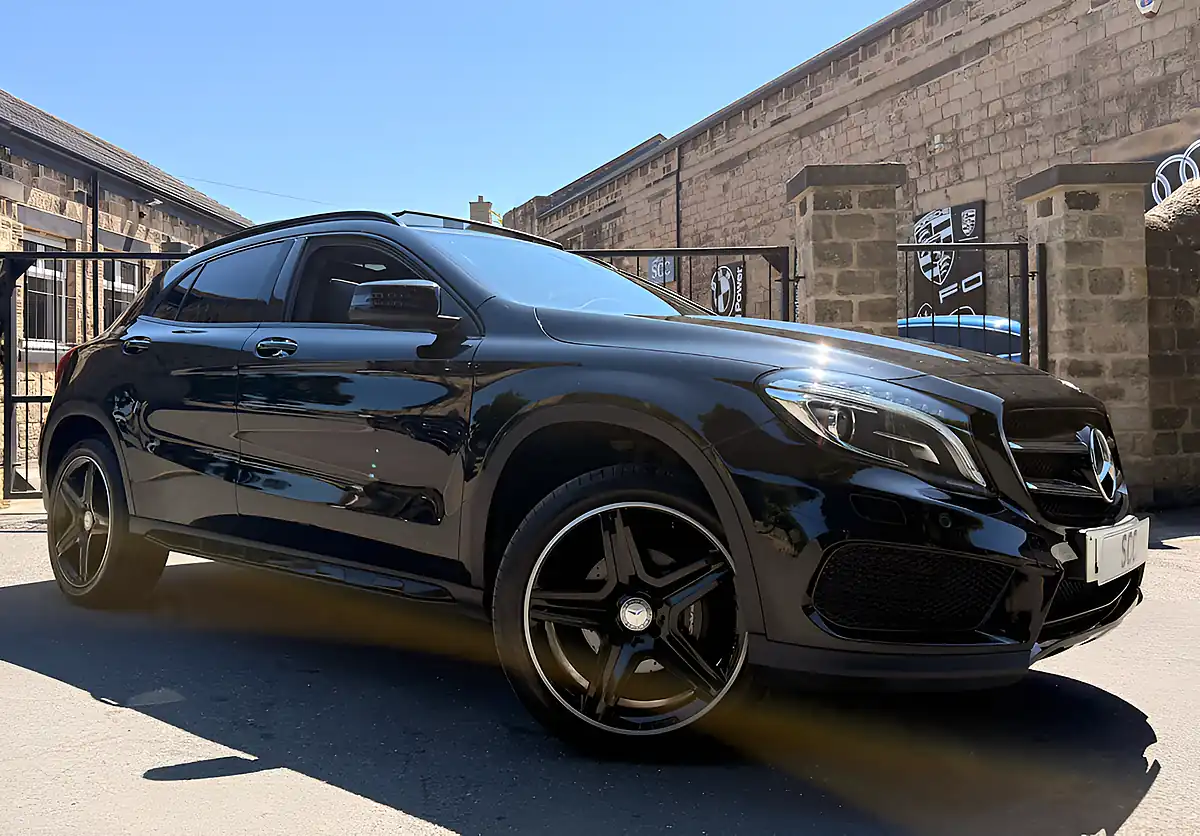Used 2016 Mercedes Gla AMG Line Premium Plus Night Edition Cosmos Black - Front View