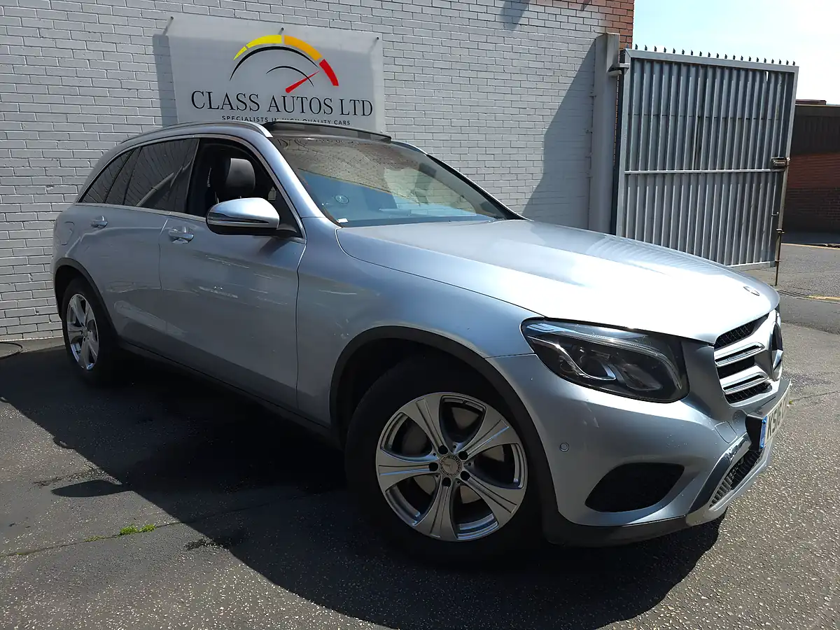 Used 2016 Mercedes Glc Sport (premium Plus) Silver - Front View